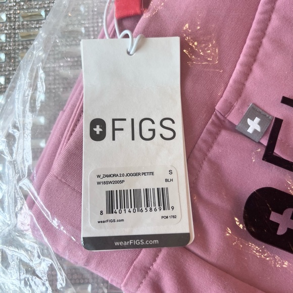 🩷 CHALK PINK Figs Zamora 2.0 Joggers XS, SMALL, MEDIUM PETITE BNWT - Picture 4 of 4